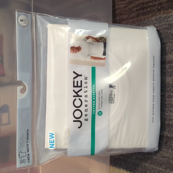 Jockey Shirts Jockey Generation Mens Stretch Crew Cotton 3pk Tshirt White Poshmark
